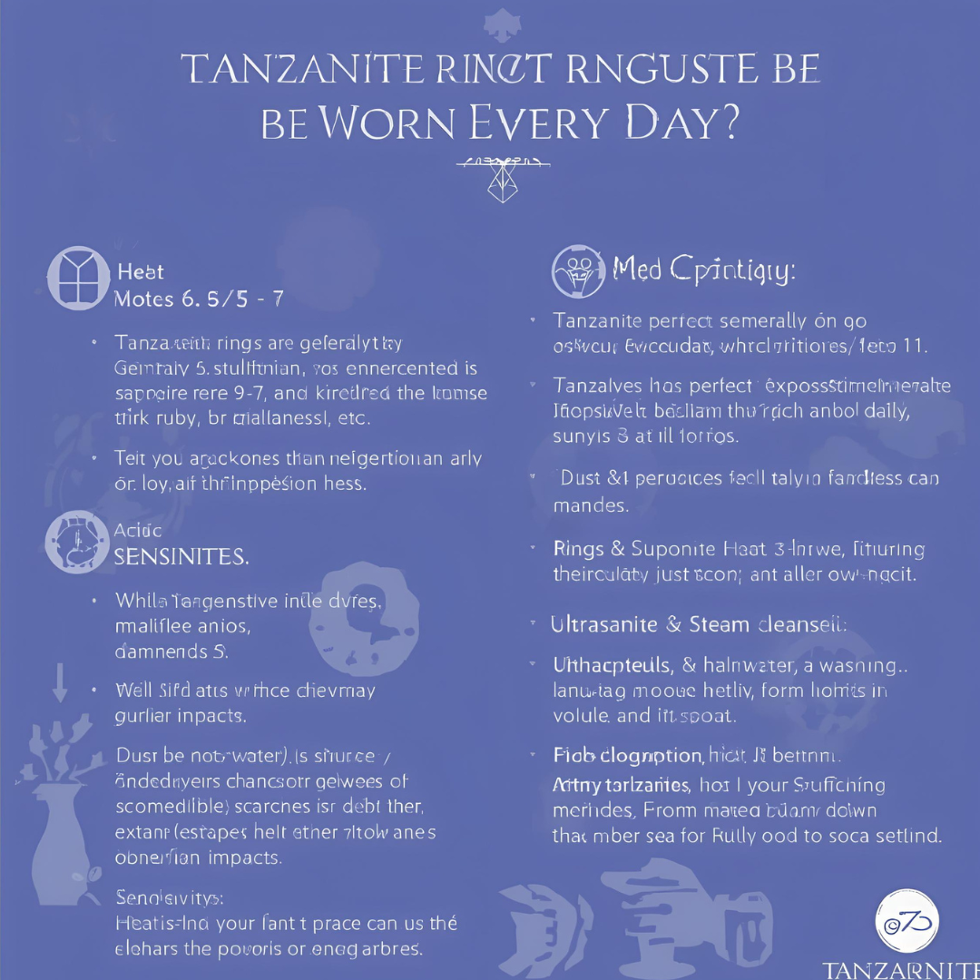Can A Tanzanite Ring Be Worn Every Day